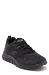 Skechers Track Knit Sneaker In Bbk