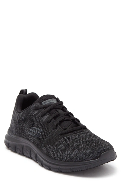 Skechers Track Knit Sneaker In Bbk