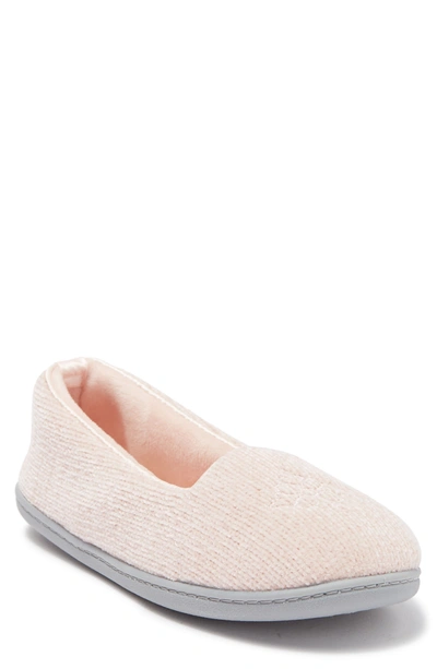 Dearfoams Rebecca Faux Fur Slipper In Pink