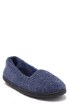 Dearfoams Women's Rebecca Chenille Closed Back Slipper In Peacoat