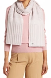 Ugg Textured Wool Blend Scarf In Pink
