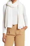Ugg Textured Wool Blend Scarf In Ivory