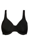 Wacoal High Standards Seamless Underwire Bra In Black