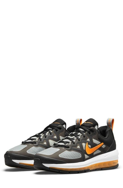 Nike Air Max Genome Sneaker In Black/ Orange/ Grey