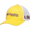 COLUMBIA COLUMBIA GOLD LSU TIGERS COLLEGIATE PFG FLEX HAT,1809851798