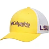 Columbia Lsu Tigers Pfg Stretch Cap In Gold