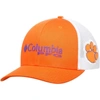 COLUMBIA COLUMBIA ORANGE CLEMSON TIGERS COLLEGIATE PFG FLEX HAT,1809851833