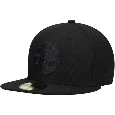 New Era Men's Black Philadelphia Phillies Primary Logo Basic 59fifty Fitted Hat