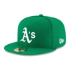 New Era Oakland Athletics Low Profile Ac Performance 59fifty Fitted Cap In Green