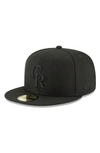 New Era Men's  Black Colorado Rockies Primary Logo Basic 59fifty Fitted Hat In Black