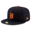 New Era Detroit Tigers Authentic Collection 59fifty Fitted Cap In Navy