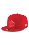 NEW ERA NEW ERA SCARLET TORONTO BLUE JAYS 2017 AUTHENTIC COLLECTION ON-FIELD 59FIFTY FITTED HAT,70347312