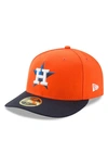 New Era Men's Houston Astros Alternate 2 Authentic Collection On-field Low Profile 59fifty Fitted Cap In Orange