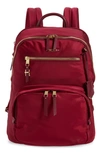 Tumi Voyageur Hilden Backpack In Berry/ Gold