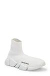 BALENCIAGA SPEED 2.0 LT RIB SOCK SNEAKER,654045W2D81