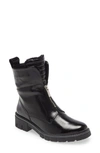 Ara Deon Leather Bootie In Black