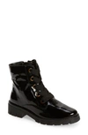 Ara Debbie Lace-up Boot In Black Murano-lack