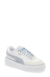 Puma Oslo Maja Platform Sneaker In White-blue Fog-marshmallow