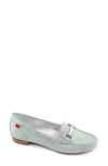 Marc Joseph New York Grand Street Flat In Mint Snake