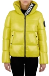 Save The Duck Isla Water Repellent Puffer Jacket In 50026 Citronella Gree