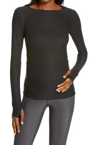 BEYOND YOGA BEYOND YOGA CLASSIC CREWNECK MATERNITY PULLOVER,LWSD7575M