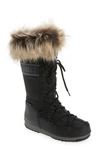 MOON BOOT MOON BOOT MONACO PROTECHT WATERPROOF FAUX FUR TRIM BOOT,24008700