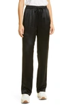 Rag & Bone Black Elias Satin Lounge Pants In Black