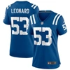 NIKE NIKE SHAQUILLE LEONARD ROYAL INDIANAPOLIS COLTS PLAYER GAME JERSEY,67NW-ICGH-98F-2NJ