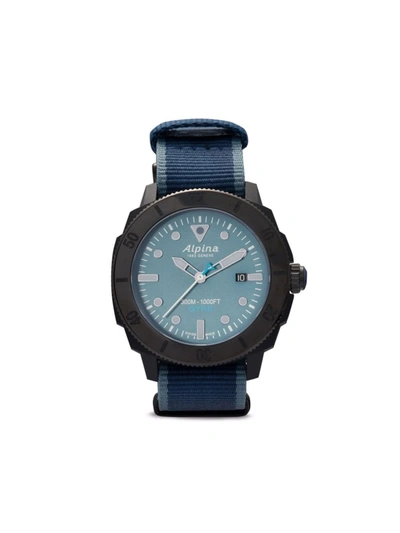 Alpina Seastrong Diver Gyre 44mm In Blau