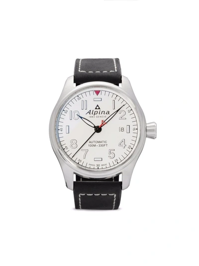 Alpina Startimer Pilot Automatic 40mm In Weiss