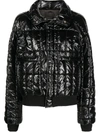 Rta Quilted Padded Jacket In Schwarz