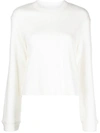 Rta Myles Long-sleeved T-shirt In Weiss