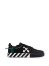 Off-white Vulcanized Low-top Sneakers In Black