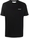 Off-white Caravaggio Arrow Short-sleeve T-shirt In Black