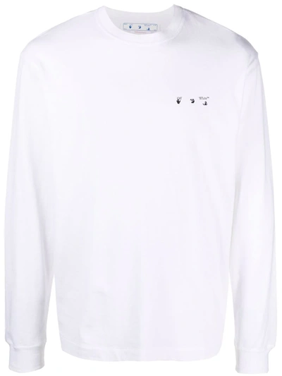 Off-white Caravaggio Paint Skate T-shirt In White