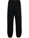 Off-white Helvetica-print Track Pants In Schwarz