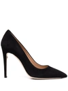 Ferragamo Woman Pumps Black Size 7.5 Soft Leather In Schwarz