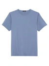 Theory Precise Luxe Cotton T-shirt In Blue