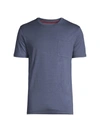 Isaia Short-sleeve Pocket T-shirt In Blue
