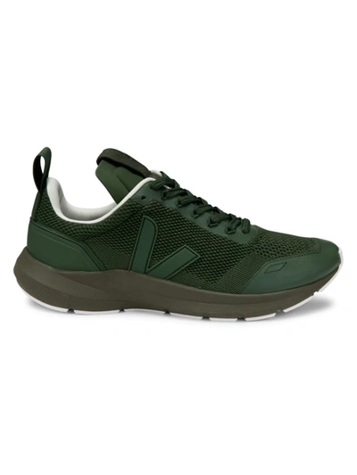 Rick Owens X Veja Performance Runner Trainers In Green