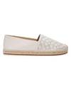 COACH WOMEN'S CARLEY PERFORATED LEATHER ESPADRILLES,400015465381