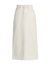 FRAME WOMEN'S DENIM MIDI SKIRT,400015552648