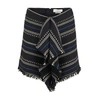 Isabel Marant Étoile Jiloa Fringed Mini Skirt In Black
