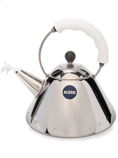 Alessi Bird Metallic-effect Kettle In Silber