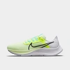 Nike Women's Air Zoom Pegasus 38 Premium Running Sneakers From Finish Line In Barely Volt/volt/aurora Green/black