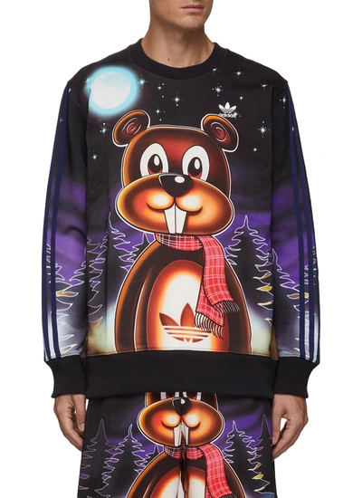 Adidas X Kerwin Frost Squirrel Aop Thermal Long Sleeves T-shirt In Multi-colour