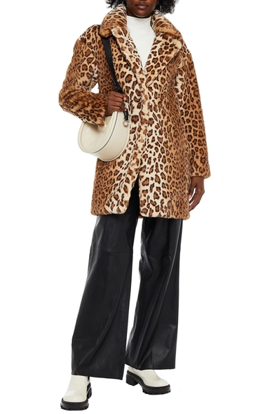 Rag & Bone Emma Leopard-print Faux Fur Coat In Animal Print