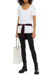 Commando Perfect Control Faux Leather Leggings In Black