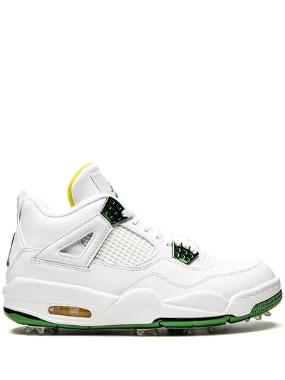 Jordan Air  4 Retro Golf Sneakers In White