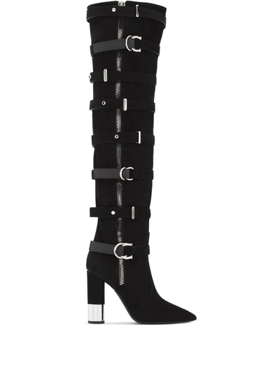 Giuseppe Zanotti Constance Thigh-high Boots In Black